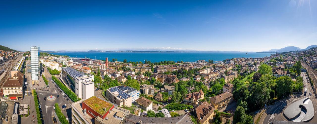 Hotel Alpes & Lac Neuchâtel Dış mekan fotoğraf