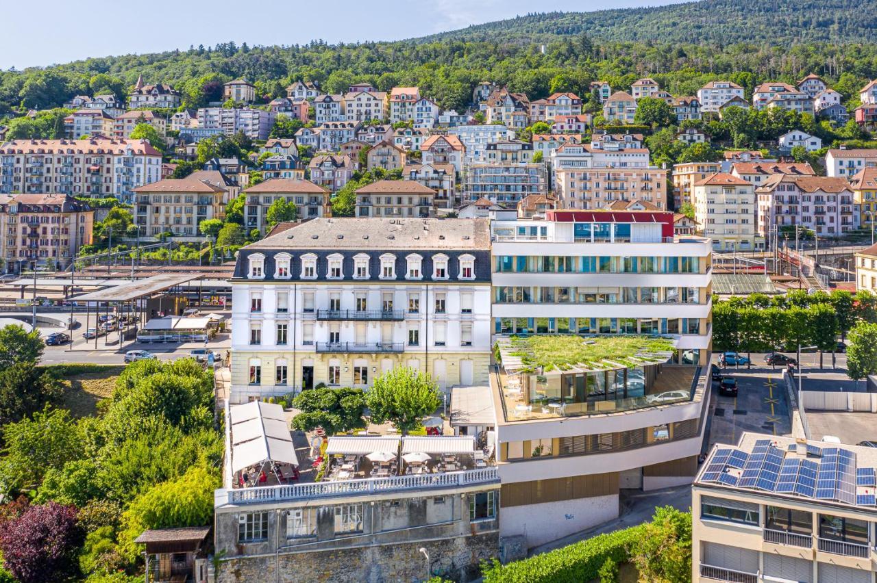 Hotel Alpes & Lac Neuchâtel Dış mekan fotoğraf