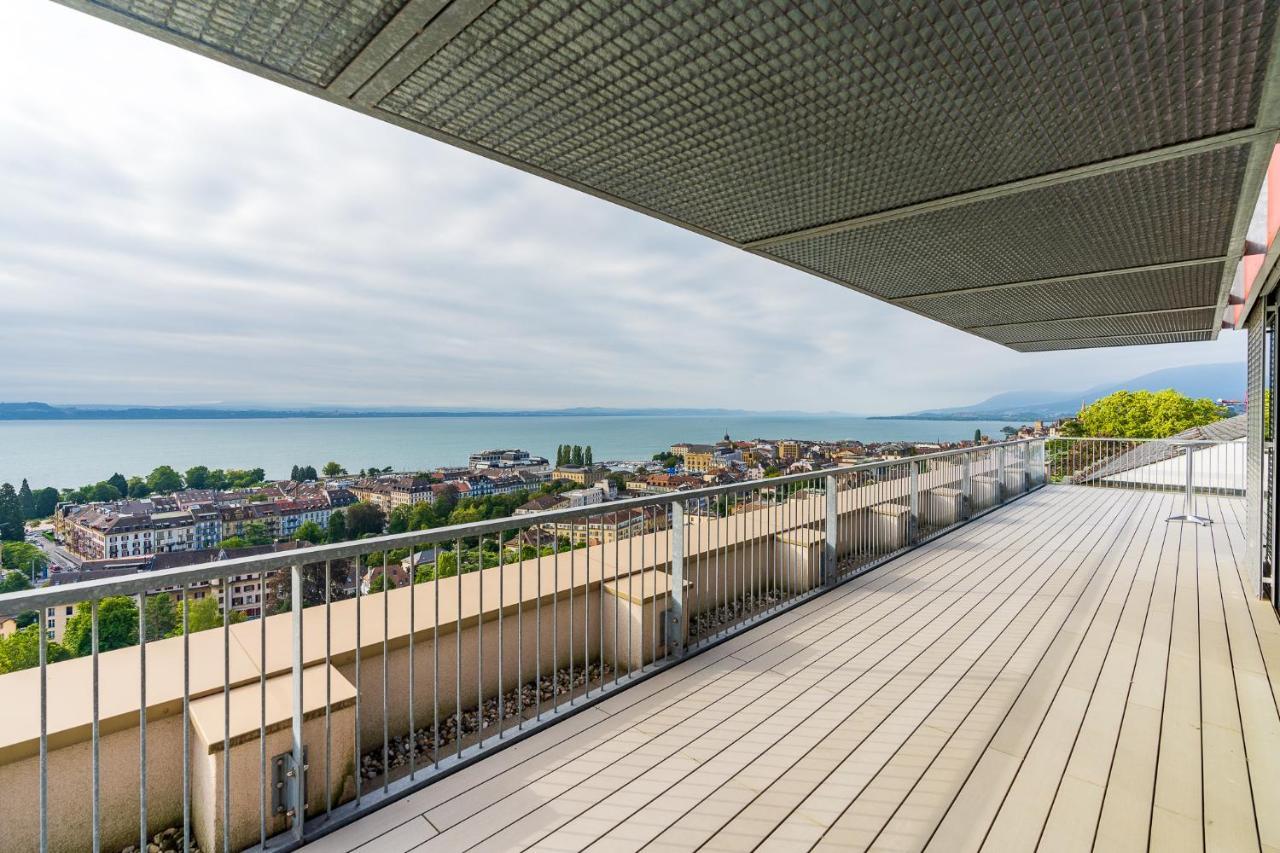 Hotel Alpes & Lac Neuchâtel Dış mekan fotoğraf