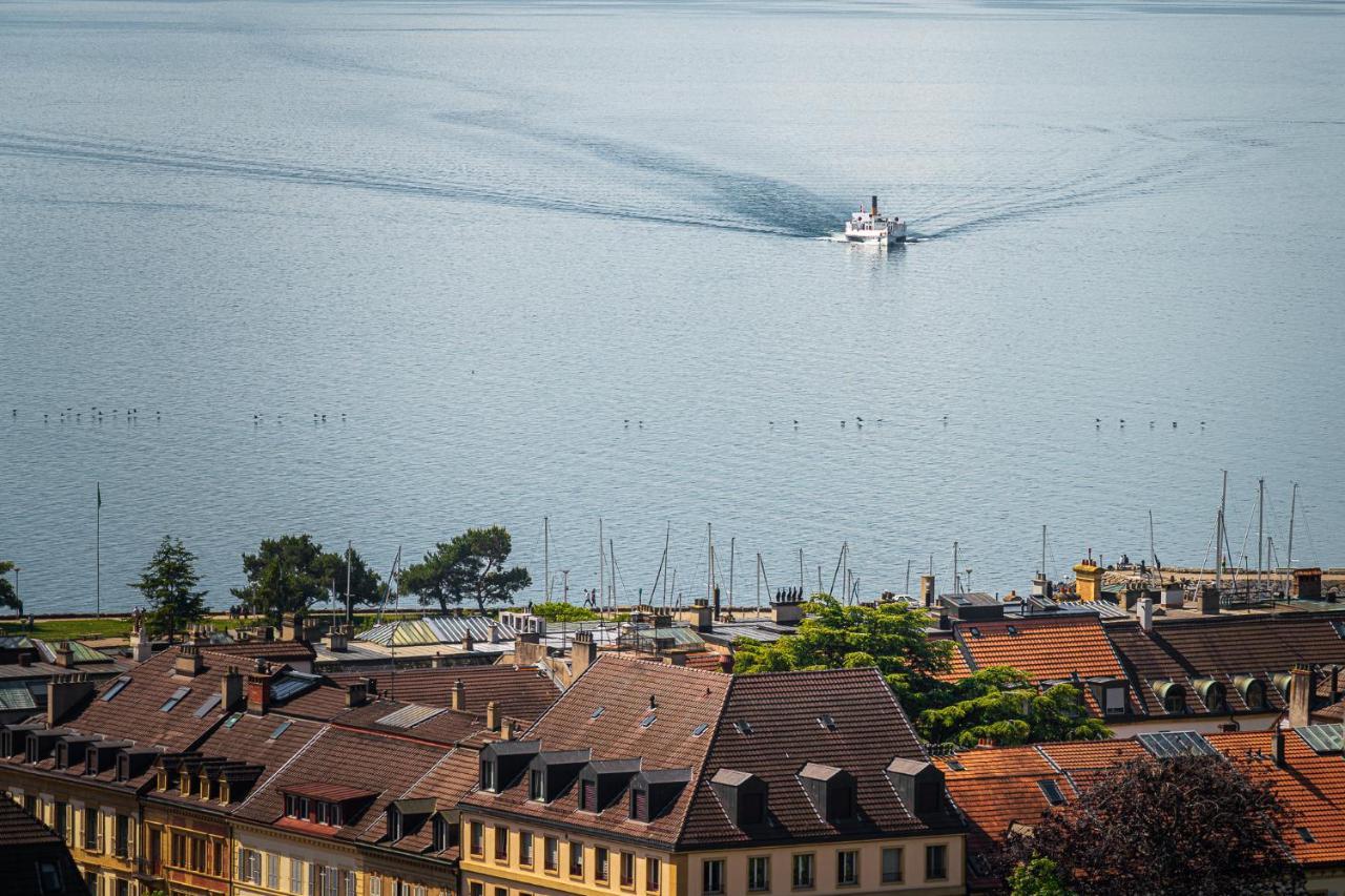 Hotel Alpes & Lac Neuchâtel Dış mekan fotoğraf