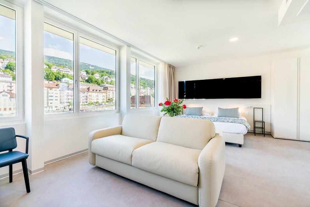 Hotel Alpes & Lac Neuchâtel Dış mekan fotoğraf