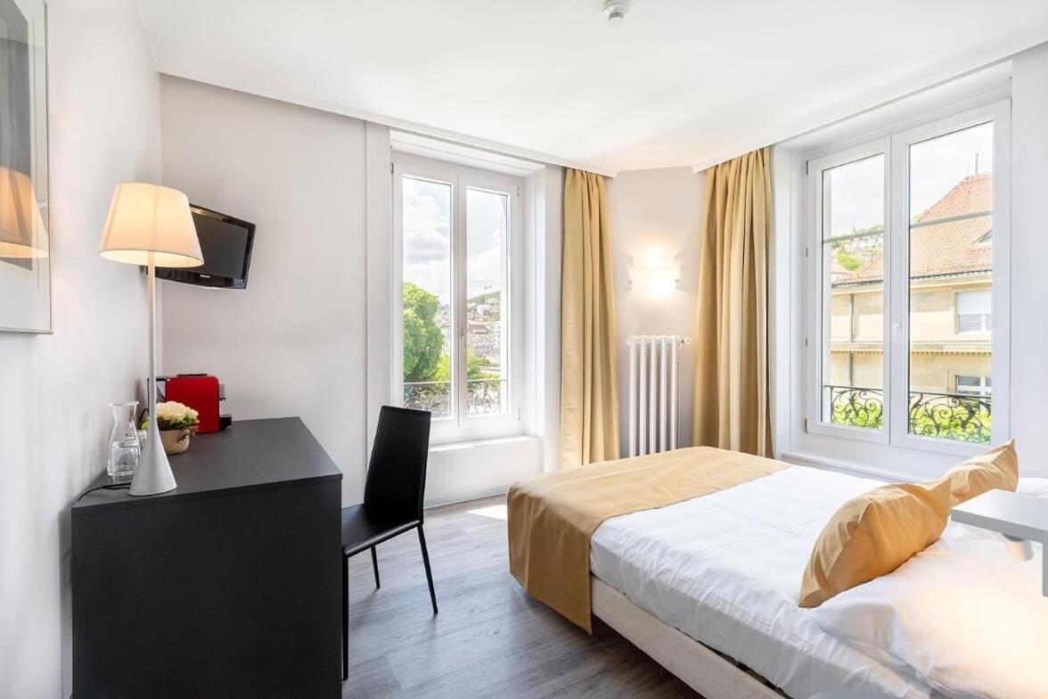 Hotel Alpes & Lac Neuchâtel Dış mekan fotoğraf
